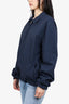 Sandro Navy Blue Zip-Up Windbreaker Jacket Size XL
