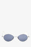 Gentle Monster Silver Round Framed Sunglasses