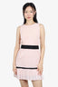 D&G Dolce & Gabbana Pink Sleeveless Belted Dress Size 40