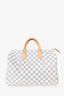 Louis Vuitton 2008 Damier Azur Speedy 35 Top Handle Bag