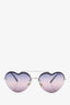 Miu Miu Heart Shaped Sunglasses