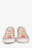 Gucci Cream/Red Apple Printed 1977 Sneakers Size 7