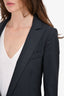 Smythe Dark Grey Longline Blazer Size 2 US