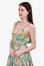 Ulla Johnson Beige/Green Tie Dye Midi Dress Size 12