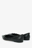 Valentino Black Leather Rockstud Pointy Flats Size 39.5
