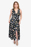 Self-Portrait Blue Floral Sleeveless Maxi Dress Size 8
