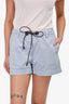 Brunello Cucinelli Light Blue Shorts Size 4