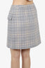 Acne Studios Beige Plaid Mini Skirt Size 38