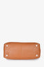Celine Brown Leather Vintage 'Boogie' Top Handle Bag