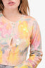 Le Superbe Watercolour Cropped Cardigan Size XS