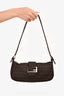 Fendi Brown Zucca Logo Shoulder Bag