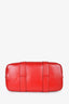 Alaïa Paris Red Perforated Leather Top Handle Tote