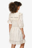 Zimmermann Cream Eyelet Mini Dress Size 3
