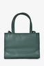 Telfar Green Leather Small Shopping Bag