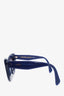 Celine Blue Frame Cat Eye Sunglasses
