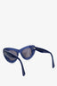 Celine Blue Frame Cat Eye Sunglasses