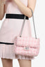 Pre-Loved Chanel™ 2014-15 Pink/White Tweed Reissue 2.55 Square Bag