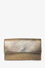 Alexander McQueen Gold Leather Crossbody Bag