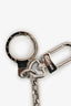 Louis Vuitton Silver Toned LV Initials Key Holder And Bag Charm