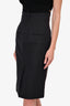 D Squared Black Pencil Skirt Size 42