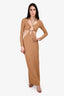 PatBo Camel Cut-Out Maxi Dress Size XS