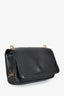 Christian Louboutin Black Leather Floral Accent Shoulder Bag