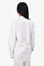 Thom Browne White Striped Detailed Button-Down Shirt Size 2 Mens