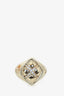 Pre-Loved Chanel™ Gold Tone Cross AB7018 Ring
