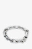 Louis Vuitton Silver Monogram Chain Link Bracelet