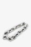 Louis Vuitton Silver Monogram Chain Link Bracelet