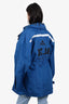 Balenciaga Blue Oversized Parka Jacket Size 44