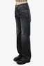 Brunello Cucinelli Grey Denim Wide Leg Jeans Size 2