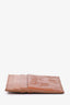 Bottega Veneta Brown Embossed Leather Card Holder