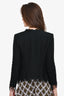 IRO Black Cotton Fringed Evening Jacket Size 34