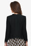 IRO Black Cotton Fringed Evening Jacket Size 34
