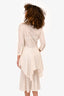 Alexander McQueen White Lace Peplum Blouse + Ruffle Skirt Size 38