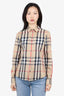Burberry Brit Novacheck Long-Sleeve Dress Shirt Size S
