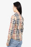 Burberry Brit Novacheck Long-Sleeve Dress Shirt Size S