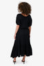 Rhode Black Cotton Muslin 'Frida' Maxi Dress Size XS