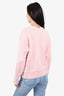 Thom Browne Pink Waffle Knit Sweater Size 3