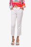 Louis Vuitton Vintage White Cotton Capris Size 38