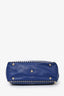 Valentino Blue Leather Rockstud Tote