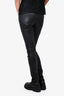 Saint Laurent Black Leather Skinny Pants Size 36