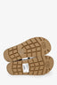 Valentino Black/Gold Velvet 'Roman Stud' Platform Sandals Size 40