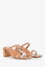 By Far Nude Patent Block Heels Size 40