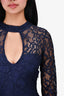 For Love & Lemons Navy Blue Lace Mini Dress Size S