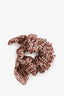 Fendi Pink/Red Pattern Scrunchie Hair Tie