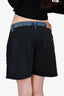 The Frankie Shop Edition Black And Blue Wash Denim Shorts Size XS/S