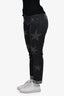 Stella McCartney Grey Wash Star Print Jeans Size 27