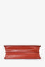 Celine 2017 Red Leather Clasp Medium Top Handle